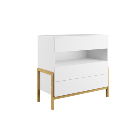 Kummut valge, 90x100 cm