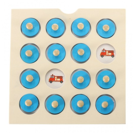 Puidust mälumängu pusle - 4 kaarti