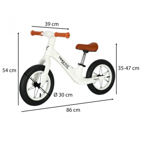 Trike fix pro tasakaaluratas / jooksuratas, valge