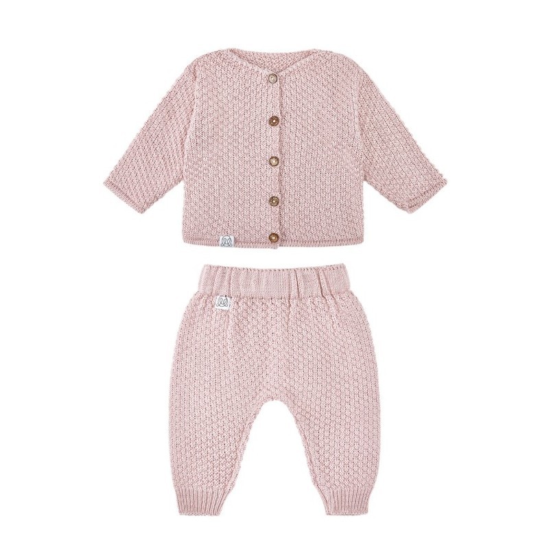 Bambus komplekt 0-3 kuud, dusty pink