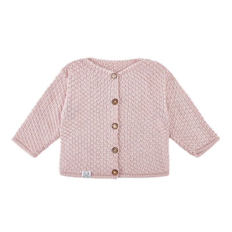 Bambus kampsun 3-6 kuud, dusty pink