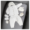 Bambus püksid 0-3 kuud, valge