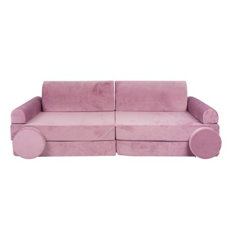 Laste Premium diivan, velvet roosa