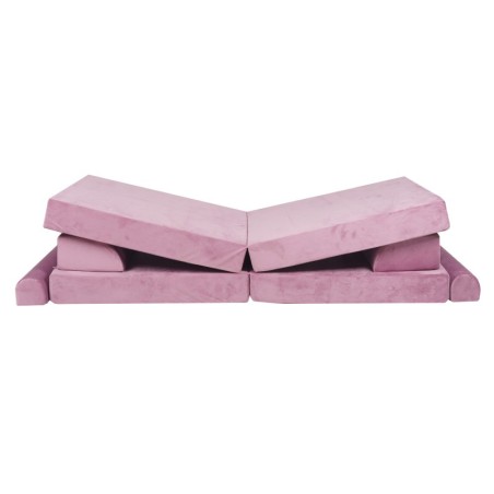 Laste Premium diivan, velvet roosa