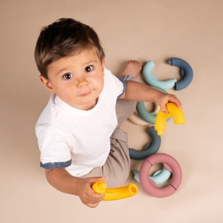 Väikelaste arendavad pusle rõngad, 12 osa