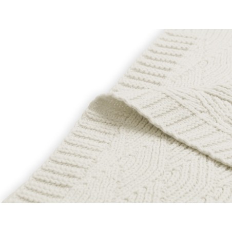 Kootud tekk 100x150 cm River Knit Cream White