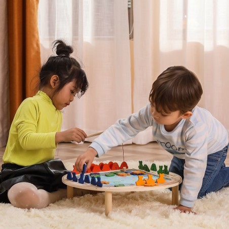 Kalastamise mäng magnetiga