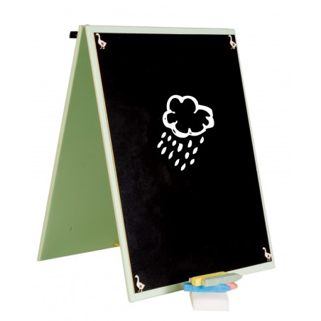 Kahepoolne värviline tegelustahvel / kriiditahvel Farm