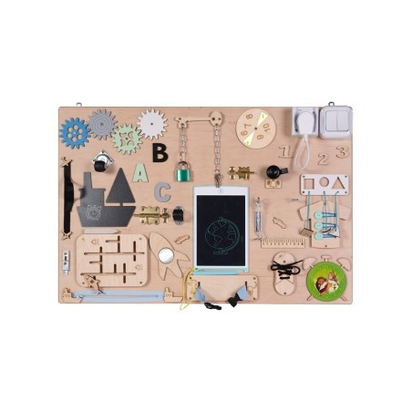 Sensoorne tegelustahvel sinine/roheline 75x50 cm