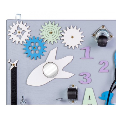 Tegelustahvel sinine/oranž 50X37,5CM