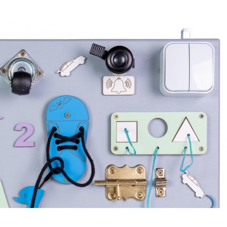 Tegelustahvel sinine/oranž 50X37,5CM