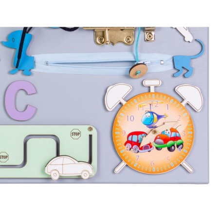 Tegelustahvel sinine/oranž 50X37,5CM