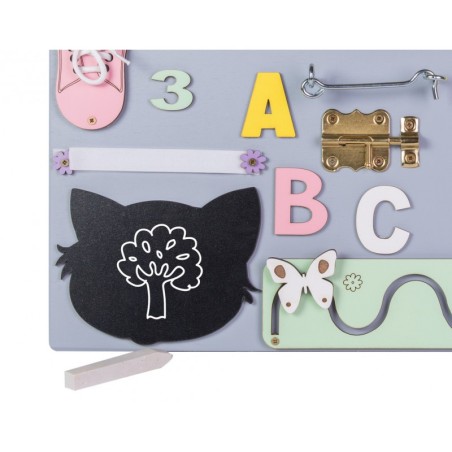 Tegelustahvel lilla/roosa 50X37,5CM