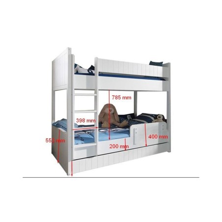 Narivoodi Robin, valge