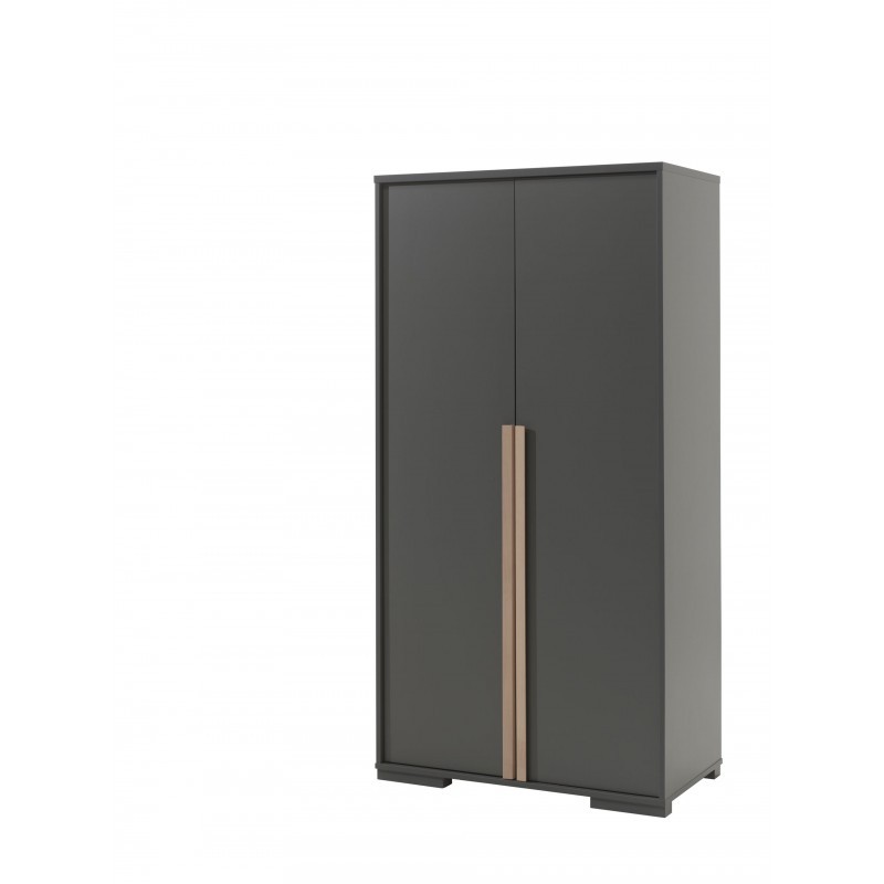 Riidekapp London 2 uksega, antratsiit/pöök