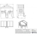 Majavoodi House redeliga 90x200 cm valge