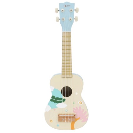 Puidust Ukulele kitarr lastele, sinine