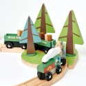 Puidust rongiraja komplekt Wild Pines