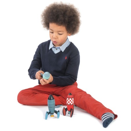 Puidust mängukomplekt - rakett konstruktor