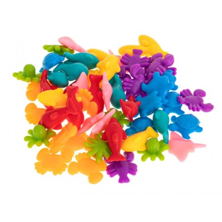 Montessori mäng, loendama õppimine, mereelukad