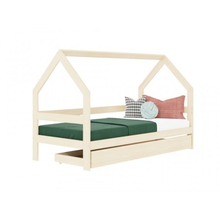 Puidust lastevoodi SAFE voodialuse sahtliga, vali suurus ja värv!