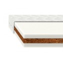 Beebivoodi madrats COCO 60 cm x 120 cm kookoskiududega