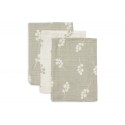Beebilapid musliin 15x21 cm - 3 tk - Twig Olive Green