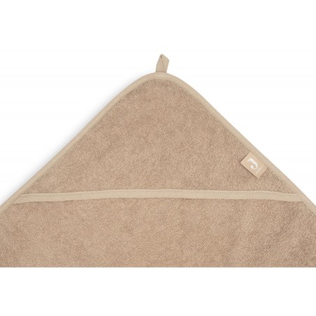 Kapuutsiga vannirätik 100x100 cm, biscuit