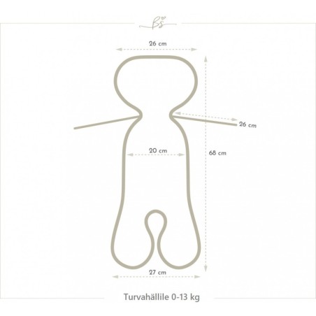 3D higistamisvastane turvahälli (0-13 kg) sisu, Moonlight