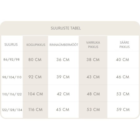 Softshell kombinesoon Zebra 122/128/134