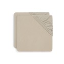 Kummiga linad jersey 75x95 cm, 2 tk, nougat