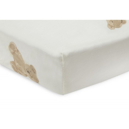 Kummiga voodilina jersey 60x120 Teddy Bear