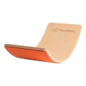 Tasakaalulaud lastele 80x30cm, naturaalne / oranž vilt