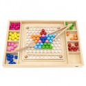 Montessori pusle mäng, püüdke ja sobitage pallid