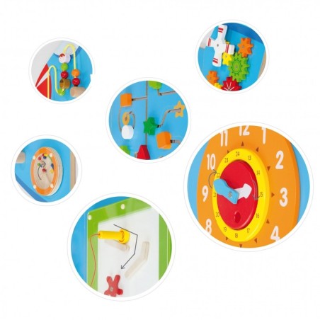 Hariduslik Montessori lennuki puidust tegelustahvel