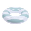 Täispuhutav ujumisrõngas Green White Striped, 90 cm