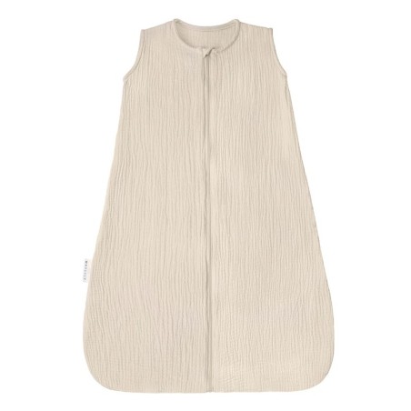 Õhuke beebi TOG 0,5 magamiskott, musliin, beež