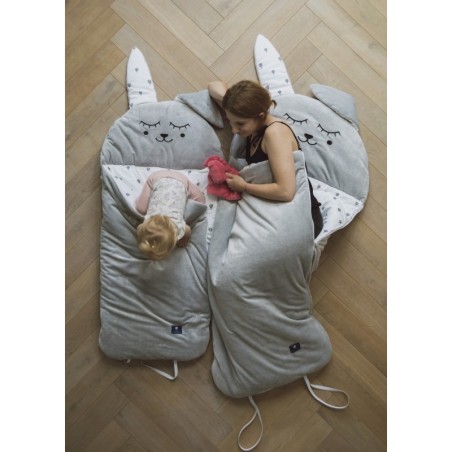 Laste magamiskott M - 160x80 cm, Jänes