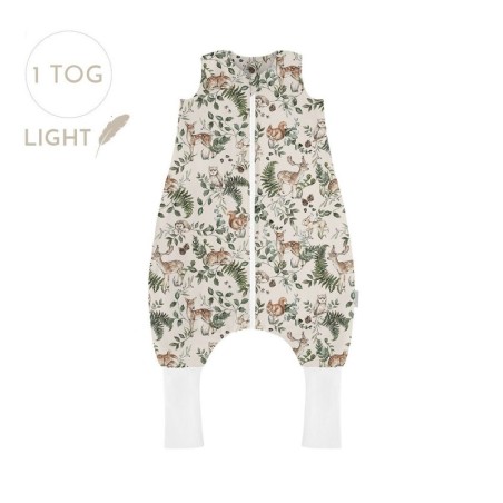 Õhem magamiskott jalaotstega 1 TOG, XS (6-12 kuud) Animal Garden