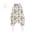 Magamiskott jalaotstega TOG 2,5, XS (6-12 kuud) Happy Bear