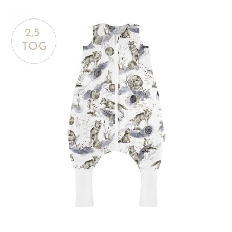 Magamiskott jalaotstega TOG 2,5, S (12-36 kuud) Wolf Moonlight