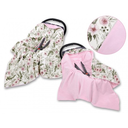 Turvahälli tekk, roosa/peony flowers