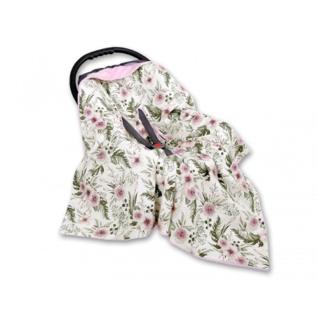 Turvahälli tekk, roosa/peony flowers