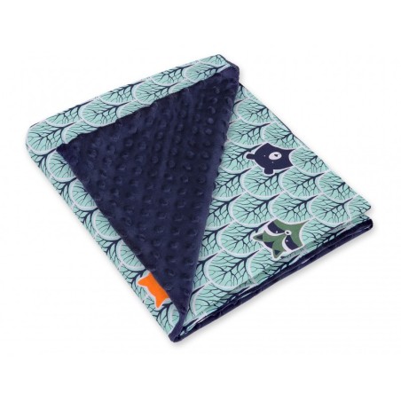 Turvahälli tekk, tumesinine/mint forest