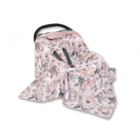 Turvahälli tekk, pastell roosa / sepia roses