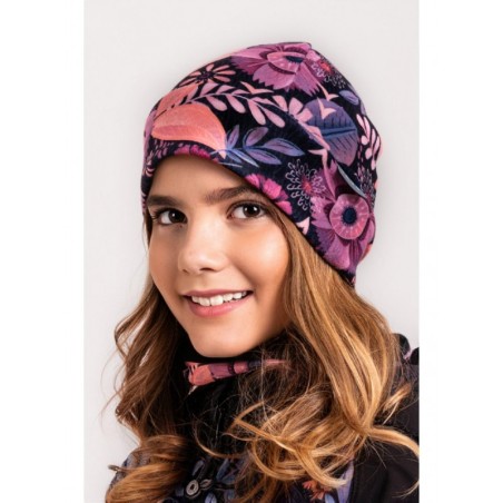 Fliismüts sport, magic flowers