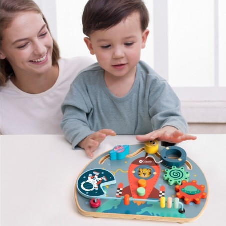 Puidust tegelustahvel 6in1 rakett