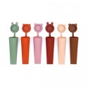 Silikoonist jäätisetuubid, 6 tk, retro