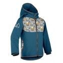 Laste softshell jope fliisvoodriga Basic, cobalt/ehitus