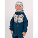 Laste softshell jope fliisvoodriga Basic, cobalt/ehitus